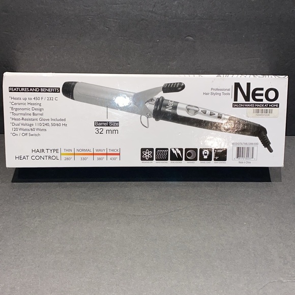Neo Professional 32mm Digital Soft Touch Ceramic Curling Wand - Picture 3 of 4